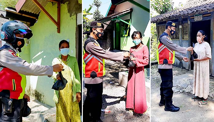 Idul Adha, Polres Tuban distribusikan ratusan bungkus daging kurban Door to Door.