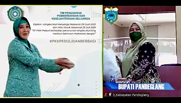 TP-PKK Pusat Serahkan Paket Bantuan Makanan Bergizi untuk Masyarakat Purwakarta dan Pandeglang