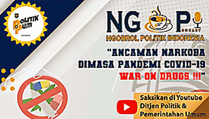 Penggunaan Narkoba di Tengah Pandemi Meningkat, Perlu Perlawanan Secara Sistematis