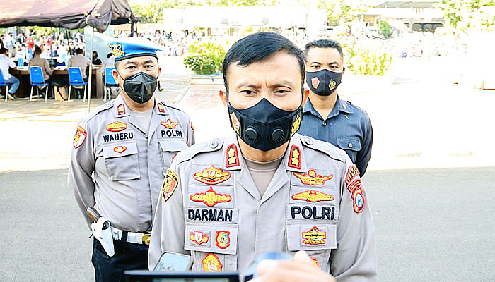 Siapkan 4000 Dosis, Vaksin Merdeka Polres Tuban di Serbu Warga