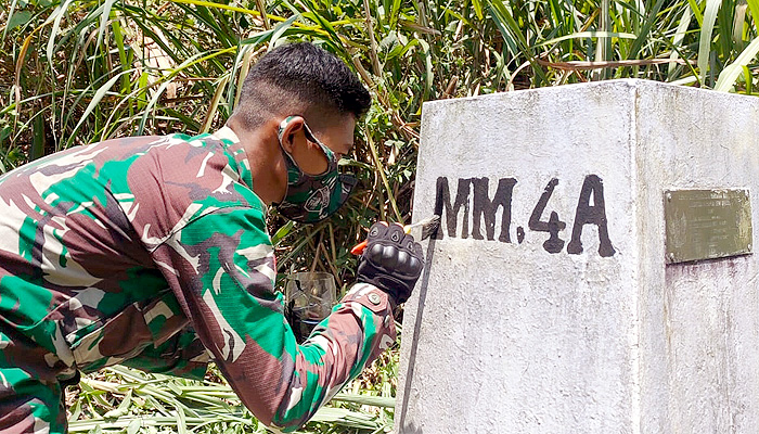 Patroli patok batas amankan batas negara