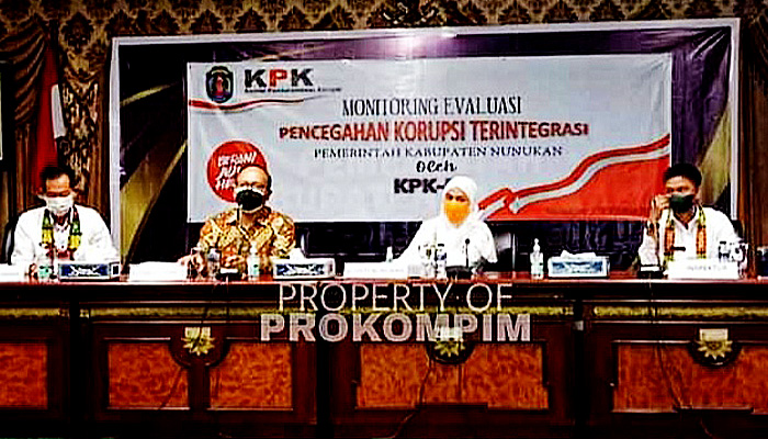 KPK Monitoring Evaluasi Pencegahan Korupsi Terintegrasi Pemkab Nunukan