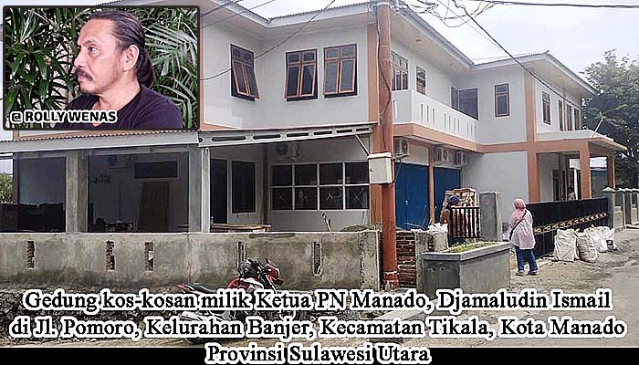 LSM-INAKOR Akan Usut Asal Dana Kos-kosan Mewah Milik Ketua PN Manado