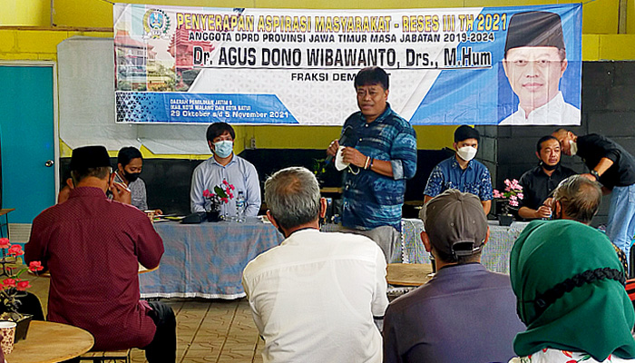 Turun Ke Batu, Agusdono Disambati Masalah Warga Pembangunan Tak Merata