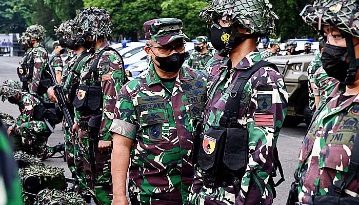 Petinggi TNI-AD Tinjau Kesiapan Batalyon Tim Pertempuran Kodam Brawijaya