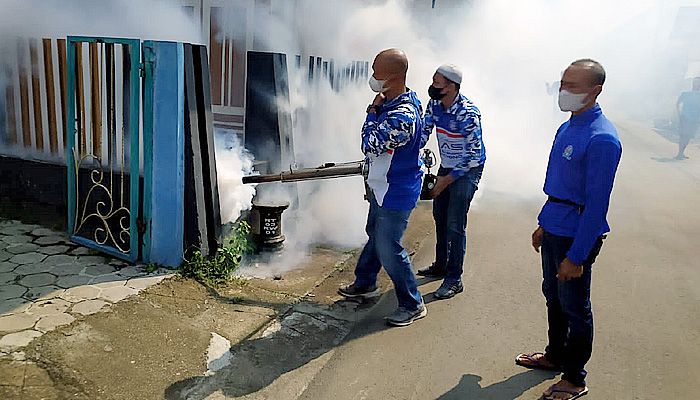 Antisipasi Demam Berdarah, Ibas Lakukan Fogging