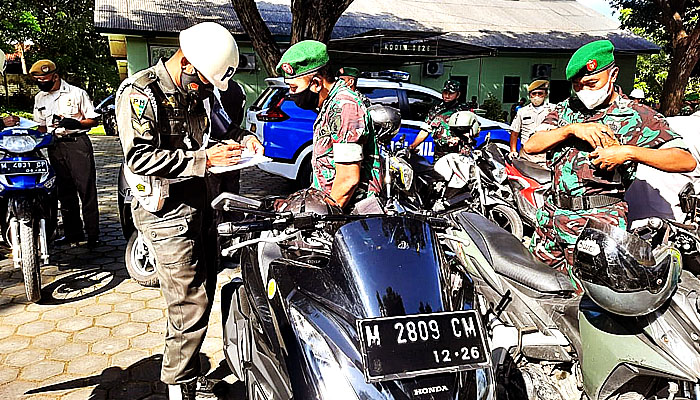 Kodim 0826 Pamekasan gelar pengecekan kendaraan bermotor