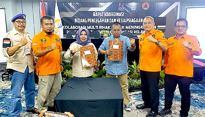 Rakor Bidang PK, BPBD Jatim inisiasi MoU SRPB Jatim dengan PWI