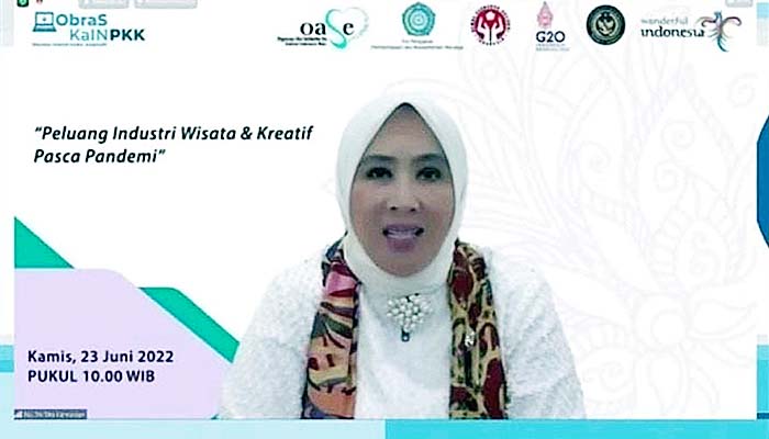 ObraS KaIN PKK bahas peluang industri wisata dan ekonomi kreatif usai pandemi.