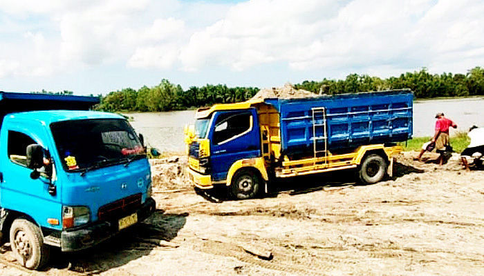 Diduga kuat beroperasi tanpa izin, para pemilik tambang galian C di Lampung Timur terkesan kebal hukum.