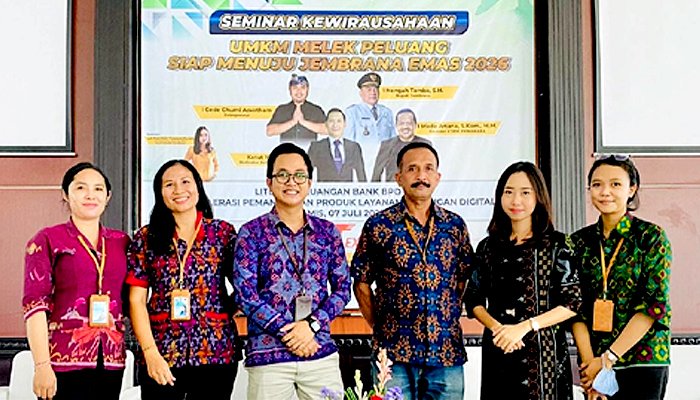 Sukses Gelar Seminar Kewirausahaan 'UMKM Melek Peluang Siap Menuju Jembrana Emas 2026'