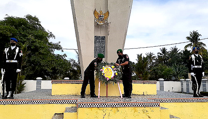 Peringati HUT Ke 64 Kodam VI Mulawarman, Kodim Nunukan gelar ziarah dan doa bersama.