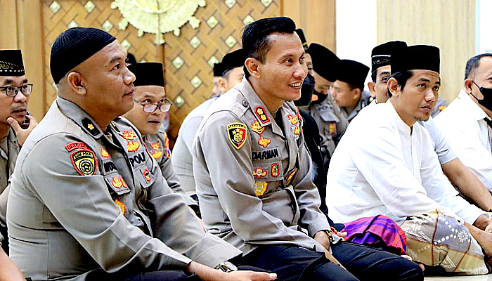 Peringati Hari Bhayangkara ke-76, Polres Tuban gelar doa bersama lintas agama.