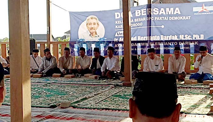 Gelar doa bersama, Demokrat Ponorogo kenang sosok almarhum H. Achmad Hermanto Dardak.