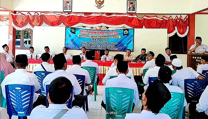 Pemdes Pragaan Daya gelar musyawarah RKPDes 2023