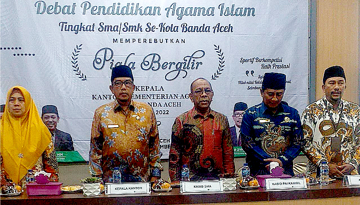 Kegiatan Debat PAI Se Kota Banda Resmi Ditutup