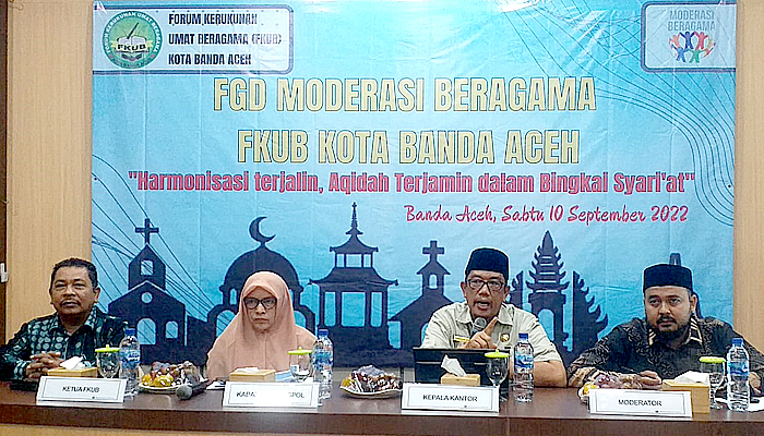 FKUB Kota Banda Aceh gelar FGD, peserta non-muslim: Banda Aceh kota damai dan hidup rukun