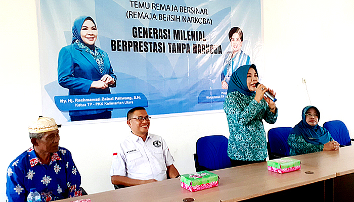 Rachmawati Zainal serukan generasi muda di perbatasan turut perangi peredaran narkoba