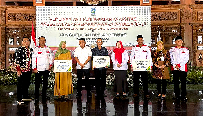 DPC ABPEDNAS Kabupaten Ponorogo 2022-2027 dikukuhkan, BPD harus solid.