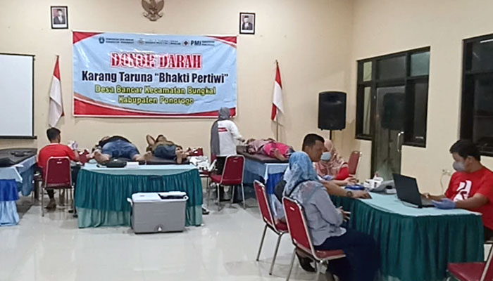 Antusiasme Warga Bancar Ikuti Donor Darah Luar Biasa