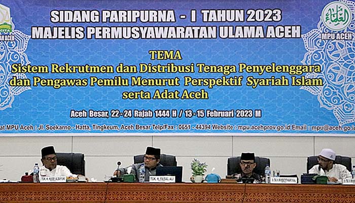 MPU Aceh Keluarkan Fatwa tentang Sistem Rekrutmen dan Distribusi Tenaga Penyelenggara dan Pengawas Pemilu