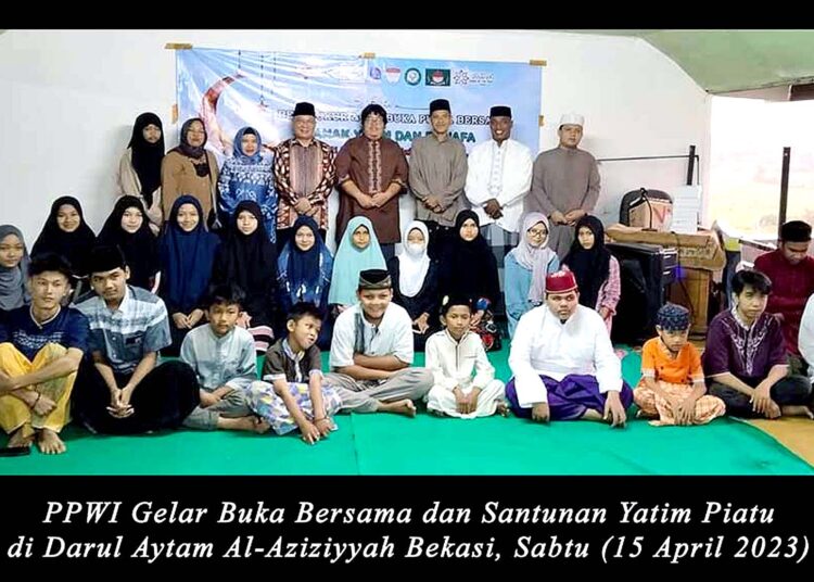 PPWI Gelar Buka Bersama dan Santunan Yatim Piatu di Darul Aytam Al-Aziziyyah Bekasi