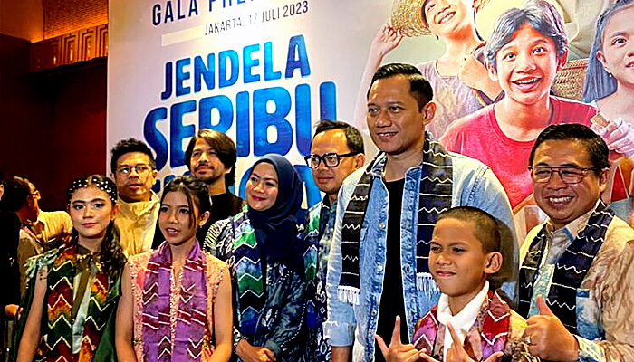 AHY mengapresiasi film jendela seribu sungai.