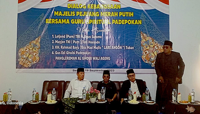 Majelis Pejuang Merah Putih Bersama Guru Spiritual Padepokan Gelar Dialog Kebangsaan