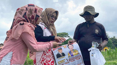 PMP DIY Kenalkan Sosok Prabowo sambil Bagi-bagi Sembako di Kapanewon Minggir Sleman