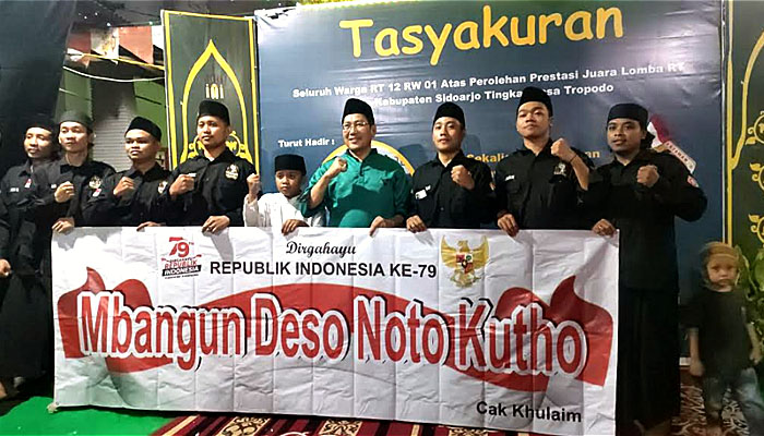 Merakyat, Karang Taruna Dukung Khulaim Junaidi di Pilkada Sidoarjo