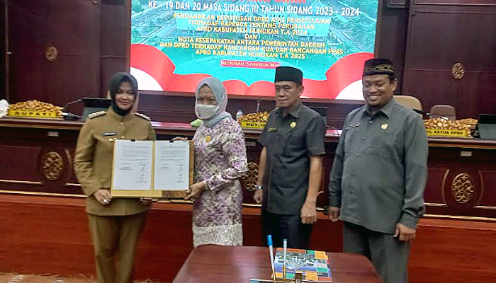 DPRD Nunukan dan Pemerintah Sepakati Raperda Tentang Perubahan APBD Kabupaten Nunukan TA. 2024