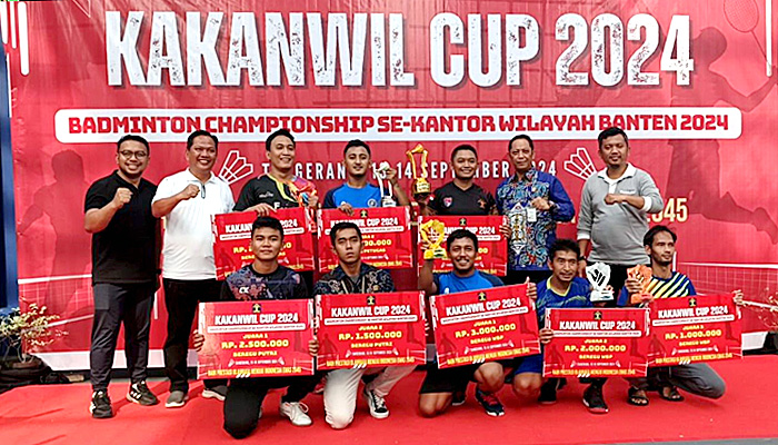 Tim Lapas Kelas IIA Tangerang Sabet Juara 1 di Kakanwil Cup 2024