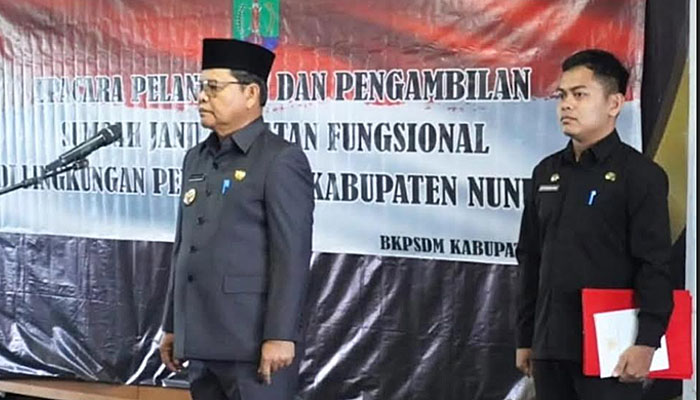 Wakil Bupati Nunukan Lantik 37 Pejabat Fungsional Guru